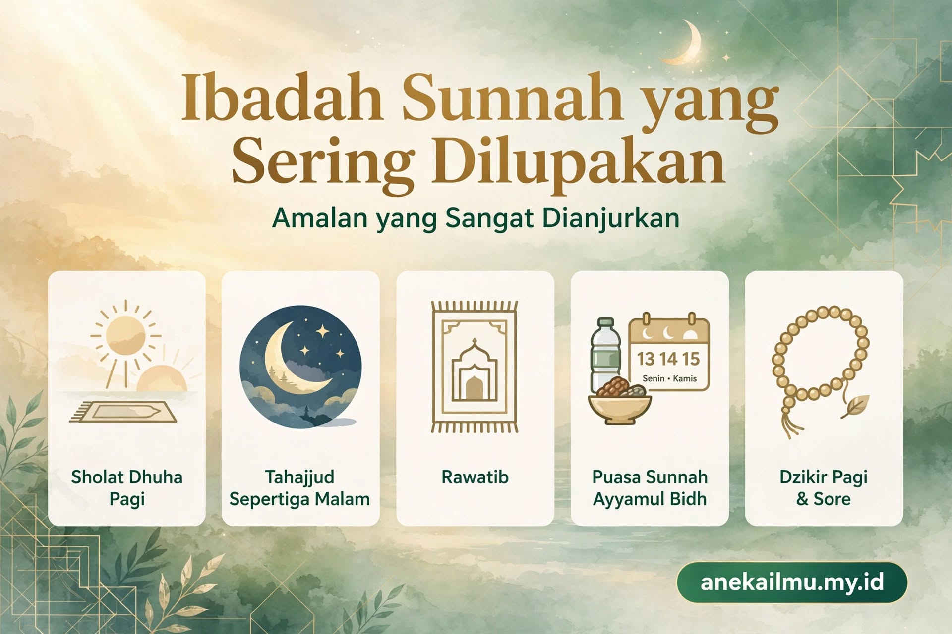Ibadah yang Sering Dilupakan: Amalan Sunnah yang Sangat Dianjurkan
