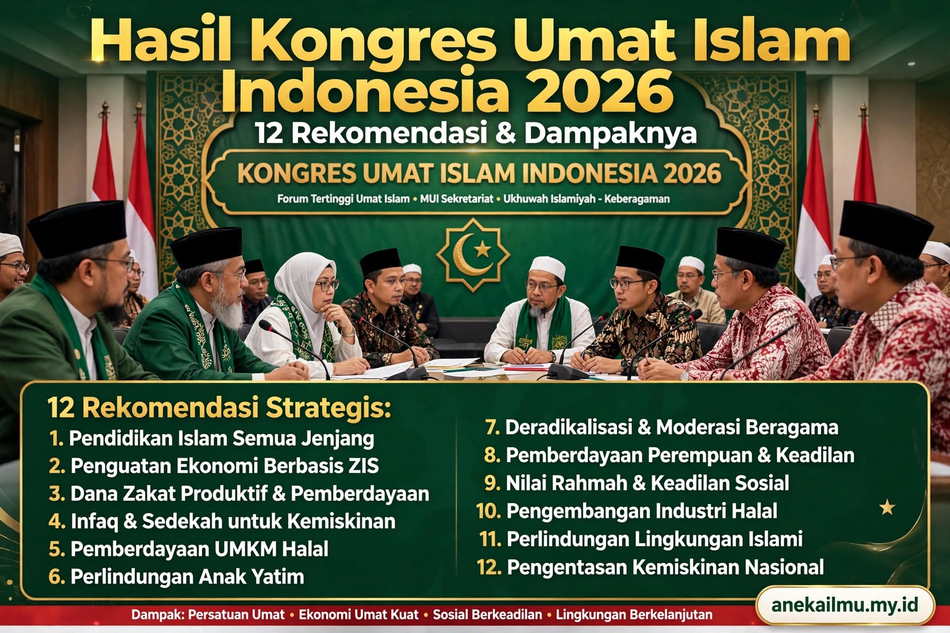Hasil Kongres Umat Islam Indonesia 2026 dan Dampaknya bagi Umat