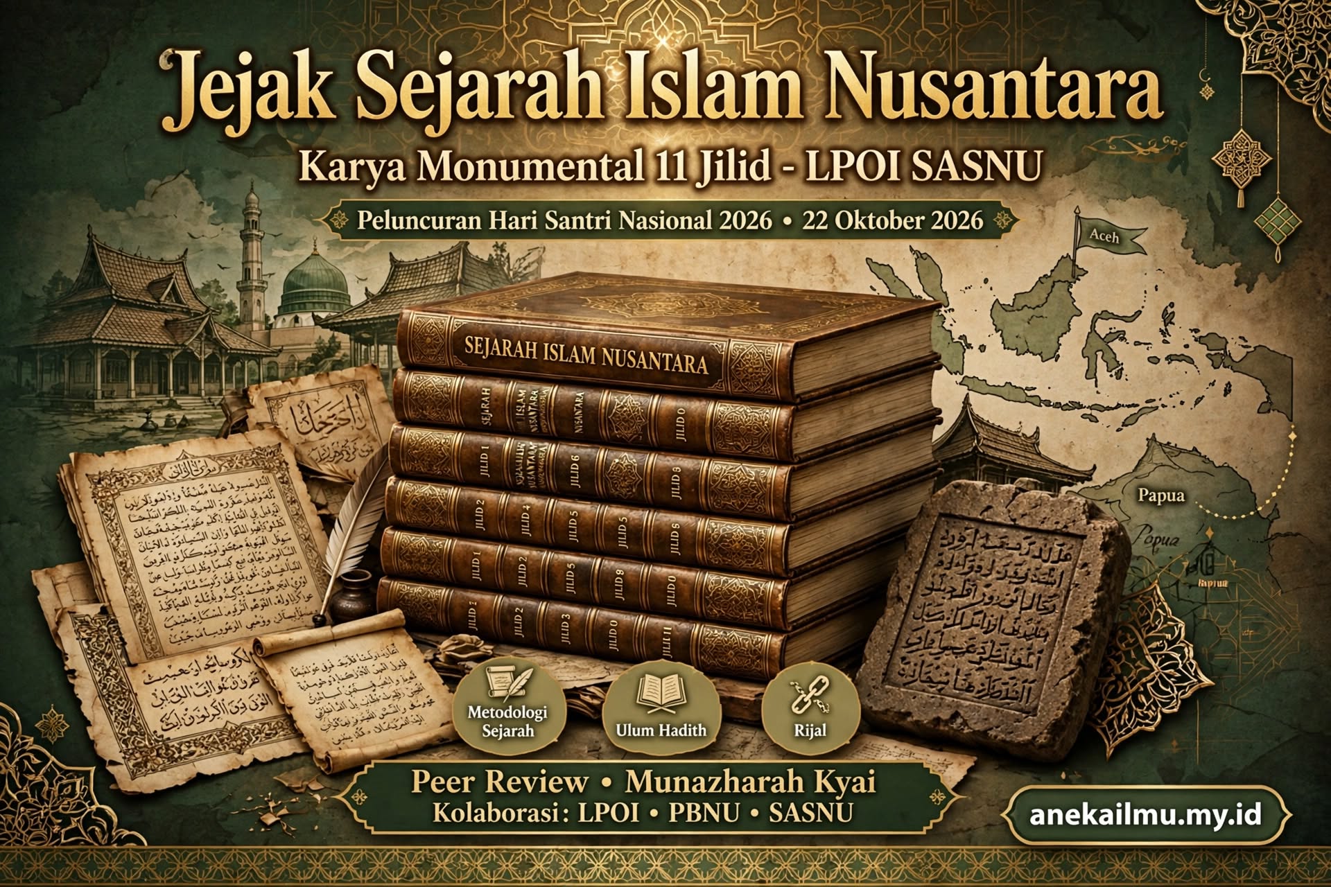 Mengenal Jejak Sejarah Islam Nusantara Melalui Karya Monumental 11 Jilid
