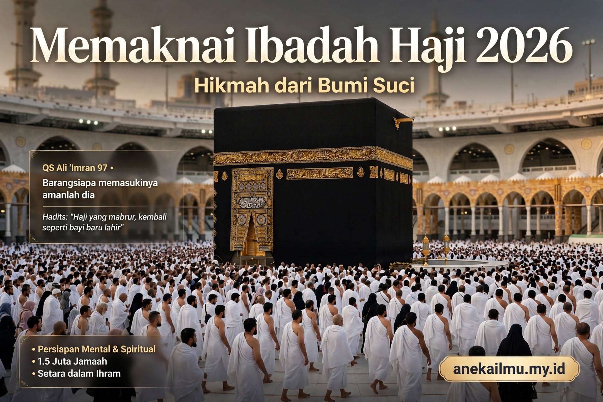 Memaknai Ibadah Haji 2026: Hikmah dari Bumi Suci di Tengah Tantangan Zaman