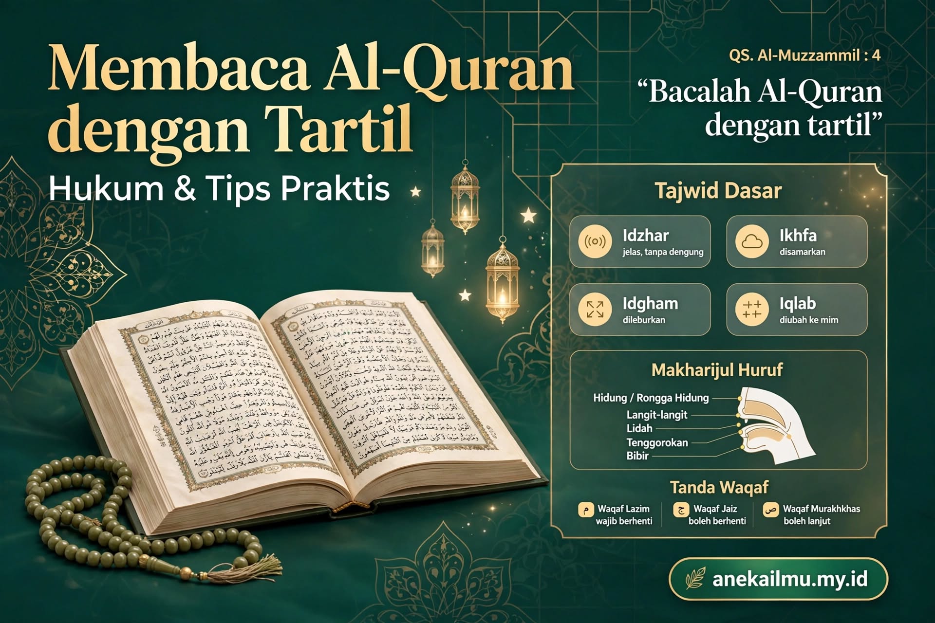 Membaca Al-Quran dengan Tartil: Pengertian, Hukum, dan Tips Praktis untuk Muslim Indonesia