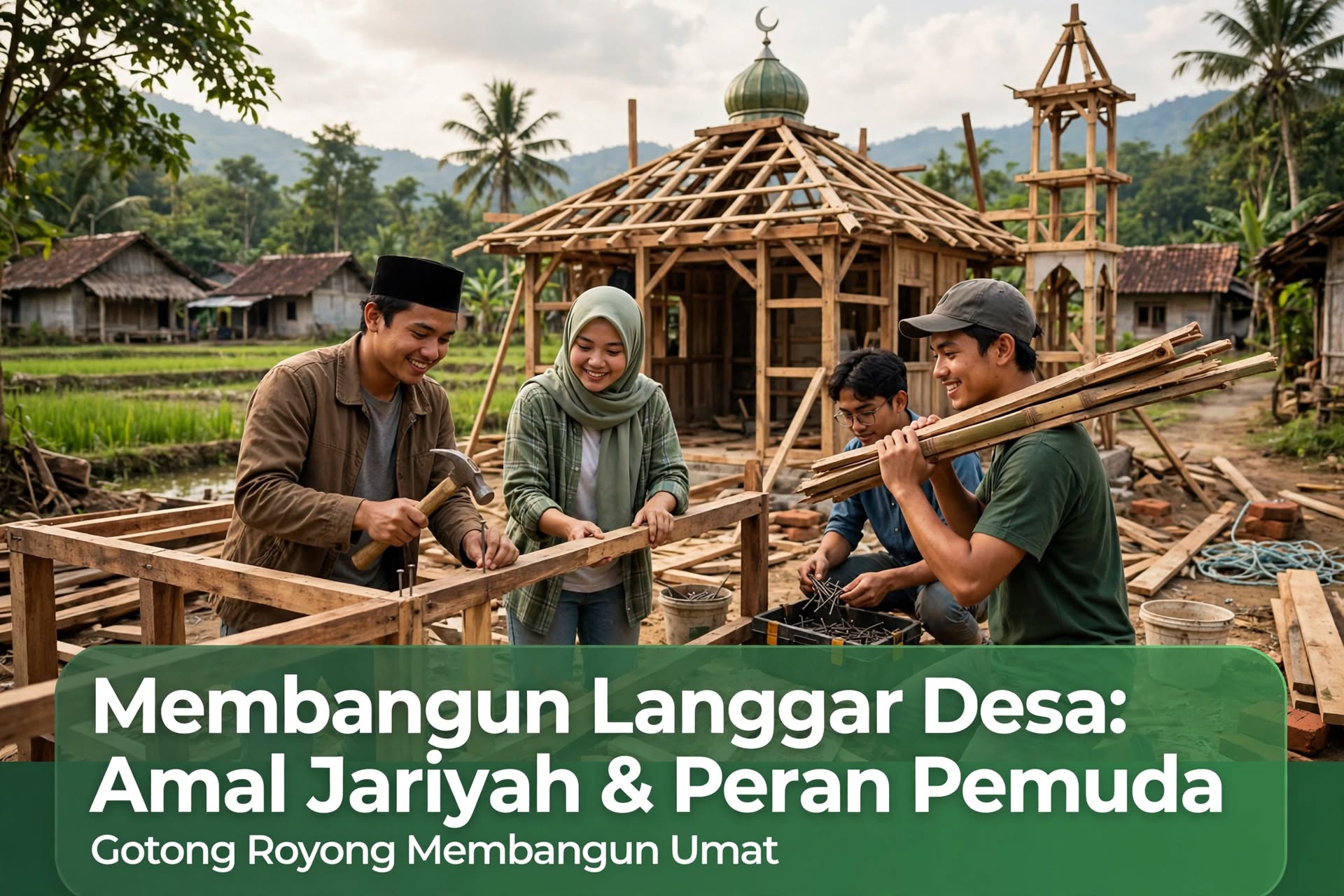 Membangun Langgar Desa: Amal Jariyah dan Peran Pemuda dalam Memperkuat Ubudiyah