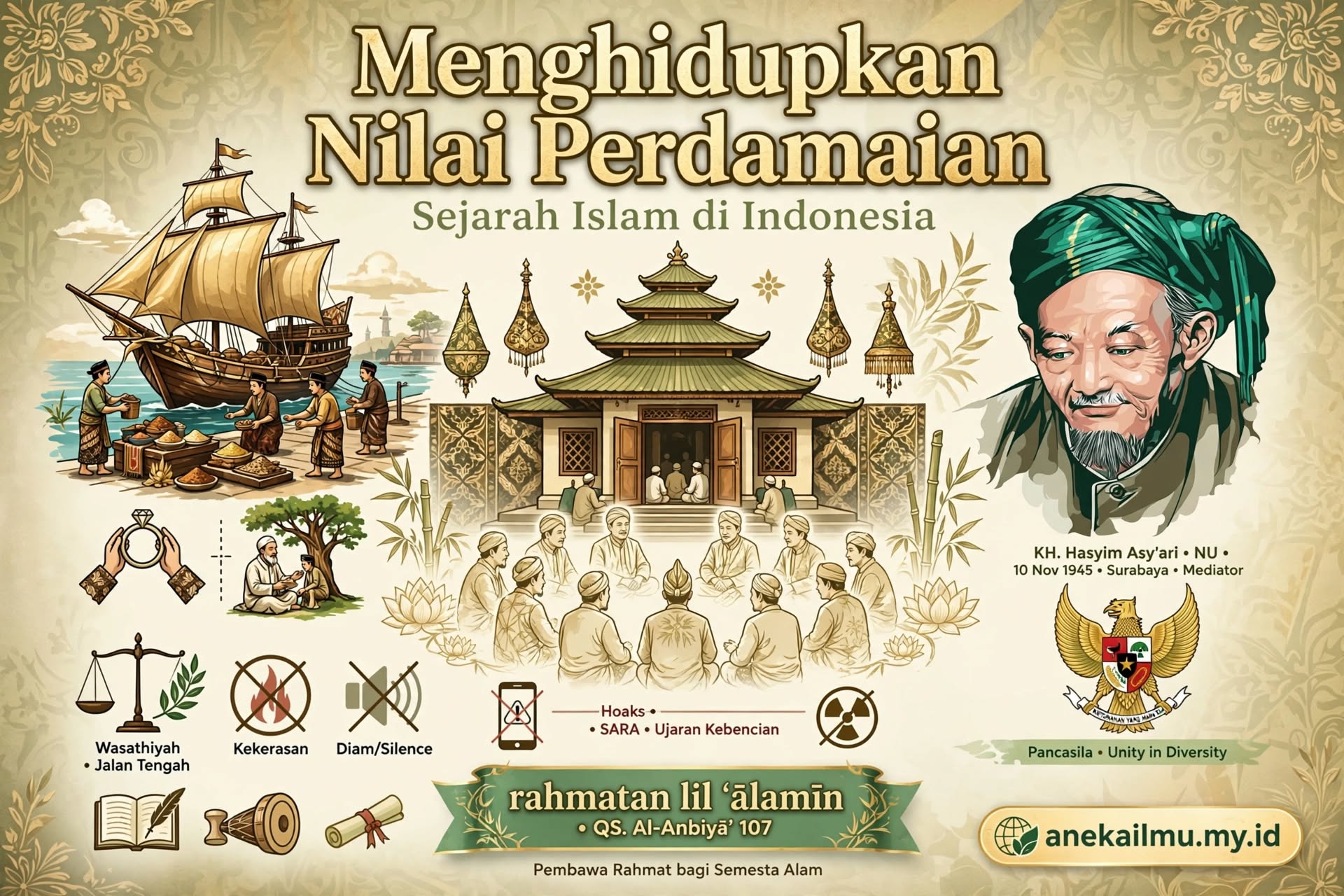 Menghidupkan Nilai Perdamaian dalam Sejarah Islam di Indonesia