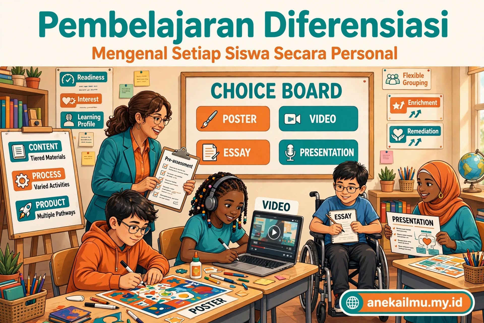Metode Pembelajaran Differensiasi: Mengenalkan Setiap Siswa Secara Personal