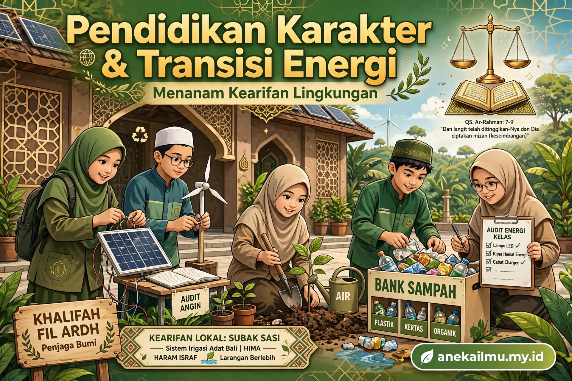 Pendidikan Karakter Melalui Transisi Energi: Menanamkan Nilai Kearifan Lingkungan